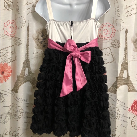 Ruby Rox Girls 3D Roses Fancy Dress - Picture 3 of 9